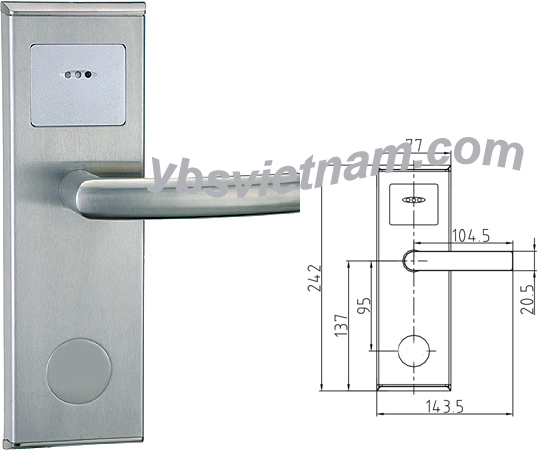 Khóa thẻ từ YBS028